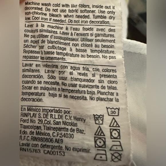 Champion Women’s Tie-Dye Fleece Shorts Small White Blue Yellow Drawstring - Picture 9 of 9